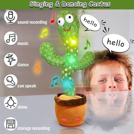 Talking & Dancing Cactus This Toy Talks