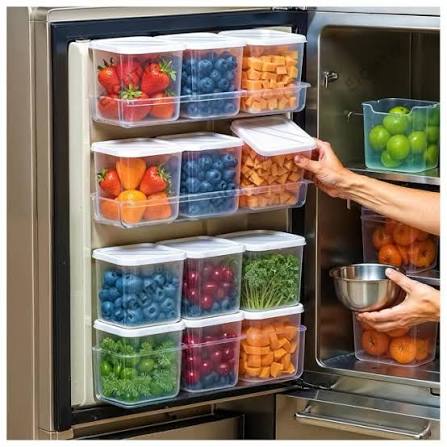 Unbreakable kitchen storage Basket (Pack of 6)