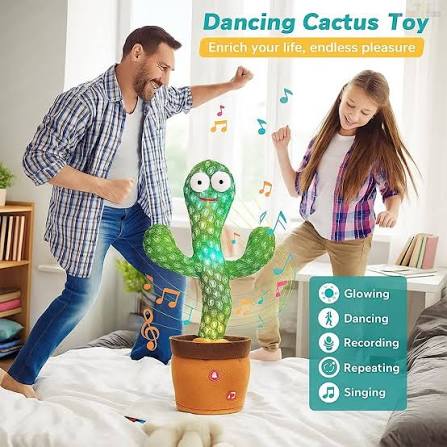 Talking & Dancing Cactus This Toy Talks