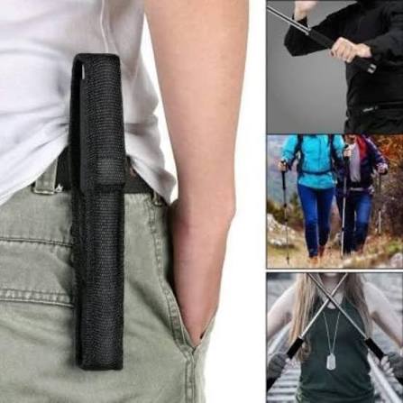 Personal Stick Security Professional Multitool Comfortable Grip Foldable Stick for Men and Women with Bag