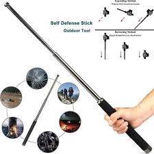 Personal Stick Security Professional Multitool Comfortable Grip Foldable Stick for Men and Women with Bag